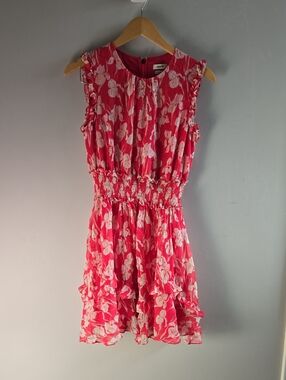 Jason Wu Iris Smocked Waist Silk Midi Dress Size 2